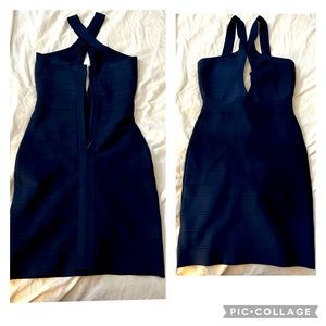 Posh by V navy blue dress size medium